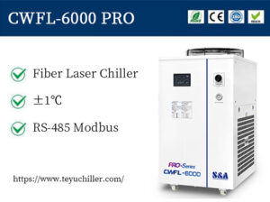 Industrial water chiller for 6KW laser cutters