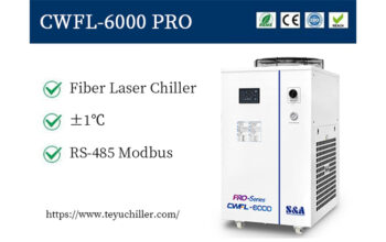 Industrial water chiller for 6KW laser cutters